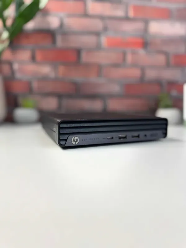 Неттоп HP EliteDesk 800 G6 USFF / Intel Core i5-10500T (6 (12) ядер по 2.3 - 3.8 GHz) / 16 GB DDR4 / 256 GB SSD / Intel UHD Graphics 630 / Блок питания б/в - изображение 5