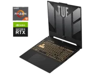Ігровий ноутбук Asus TUF Gaming A15 FA507XV / 15.6" (1920x1080) IPS / AMD Ryzen 9 7940HS (8 (16) ядер по 4.0 - 5.2 GHz) / 16 GB DDR5 / 1000 GB SSD / nVidia GeForce RTX 4060, 8 GB GDDR6, 128-bit / WebCam б/в