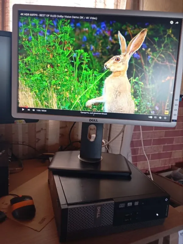 Комплект ПК Б-клас: Dell OptiPlex 3020 SFF / Intel Core i5-4590 (4 ядра по 3.3 - 3.7 GHz) / 8 GB DDR3 / 120 GB SSD / Intel HD Graphics 4600 + Монітор Dell Professional P2213t / 22" (1680x1050) TN / 1x DP, 1x DVI, 1x VGA, 3x USB 2.0 б/в - зображення 4