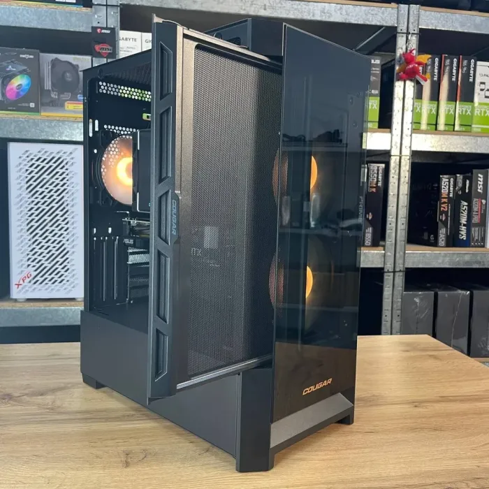 Збірка під замовлення: ігровий Cougar Duoface RGB Tower / Intel Core i5-13400 (10 (16) ядер по 2.5 - 4.6 GHz) / 16 GB DDR5 / 1000 GB SSD M.2 / nVidia GeForce RTX 4060, 8 GB GDDR6, 128-bit / HDMI / 650W - зображення 3