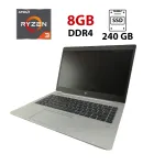 Ультрабук HP Elitebook 745 G5 / 14" (1920x1080) IPS / AMD Ryzen 3 2300U (4 ядра по 2.0 - 3.4 GHz) / 8 GB DDR4 / 240 GB SSD / AMD Radeon Vega 6 Graphics / WebCam б/в