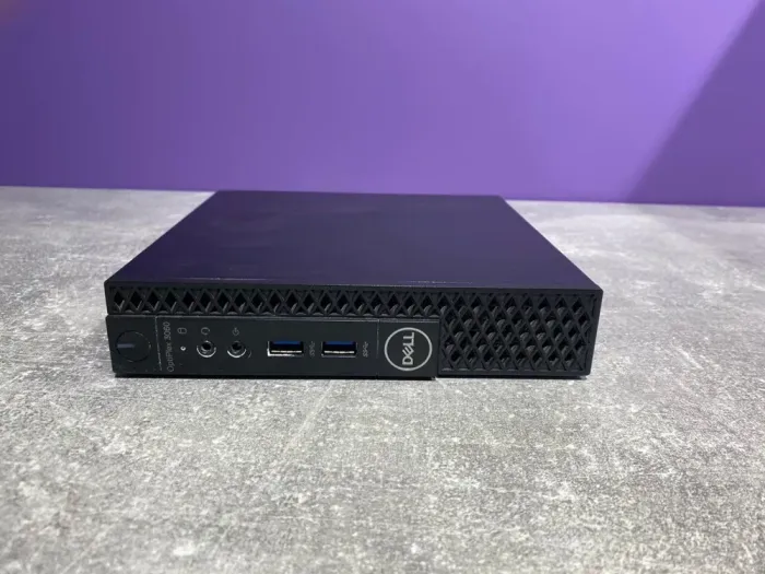 Неттоп Dell OptiPlex 3060 USFF / Intel Core i3-8100T (4 ядра по 3.1 GHz) / 8 GB DDR4 / 120 GB SSD / Intel UHD Graphics 630 / 65W б/в - зображення 2