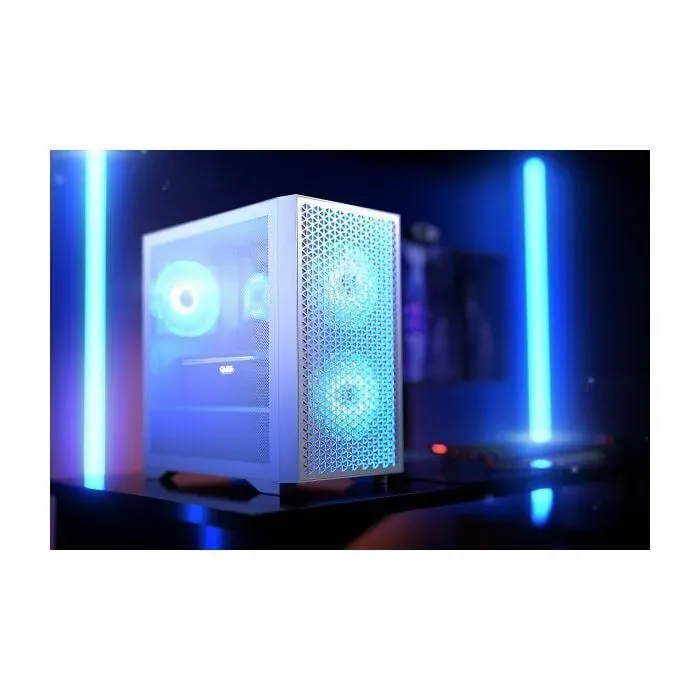 Ігровий ПК Ice DART PRO ARGB MINI WHITEK Tower / AMD Ryzen 5 8400F (6 (12) ядер по 4,2 - 4,7 ГГц) / 32 ГБ DDR5 / 960 ГБ SSD / nVidia GeForce RTX 5060, 8 ГБ GDDR7, 128-bit - зображення 2