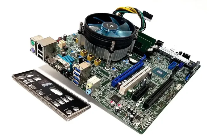 Комплект: Материнська плата Dell Precision 3620 / Intel Xeon E3-1230 v5 (4 (8) ядра по 3.4 - 3.8 GHz) (аналог i7-6700) / 8 GB DDR4 + Кулер Vinga Q4 б/в - зображення 2