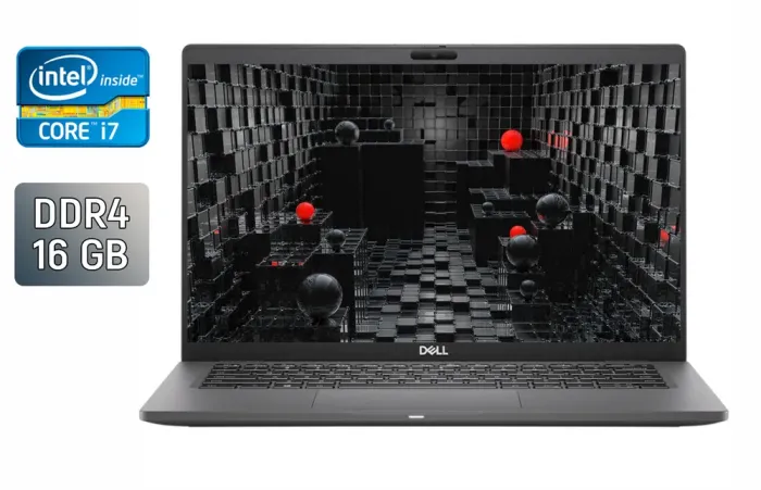 Ультрабук Б-клас Dell Latitude 7410 / 14" (1920x1080) IPS / Intel Core i7-10810U (6 (12) ядер по 1.1 - 4.9 GHz) / 16 GB DDR4 / 256 GB SSD / Intel UHD Graphics / WebCam / Windows 10 б/в - зображення 1