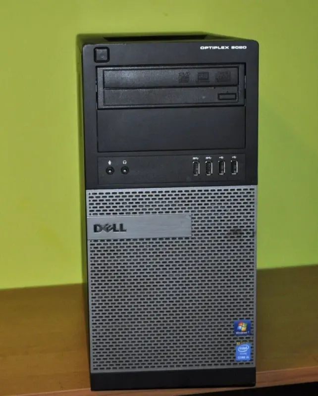 Комп'ютер Dell OptiPlex 9020 Tower / Intel Core i7-4770 (4 (8) ядра по 3.4 - 3.8 GHz) / 16 GB DDR3 / 480 GB SSD / AMD Radeon RX 550, 4 GB GDDR5, 128-bit / DVD-ROM / DVI б/в - зображення 2
