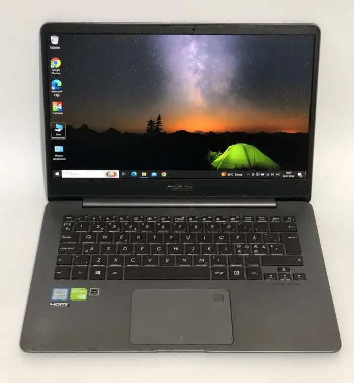 Ультрабук Б-клас Asus Zenbook UX430U / 14" (1920x1080) IPS / Intel Core i5-8250U (4 (8) ядра по 1.6 - 3.4 GHz) / 8 GB DDR4 / 256 GB SSD / nVidia GeForce MX150, 2 GB GDDR5, 64-bit / WebCam / Win 10 Home б/в - зображення 2