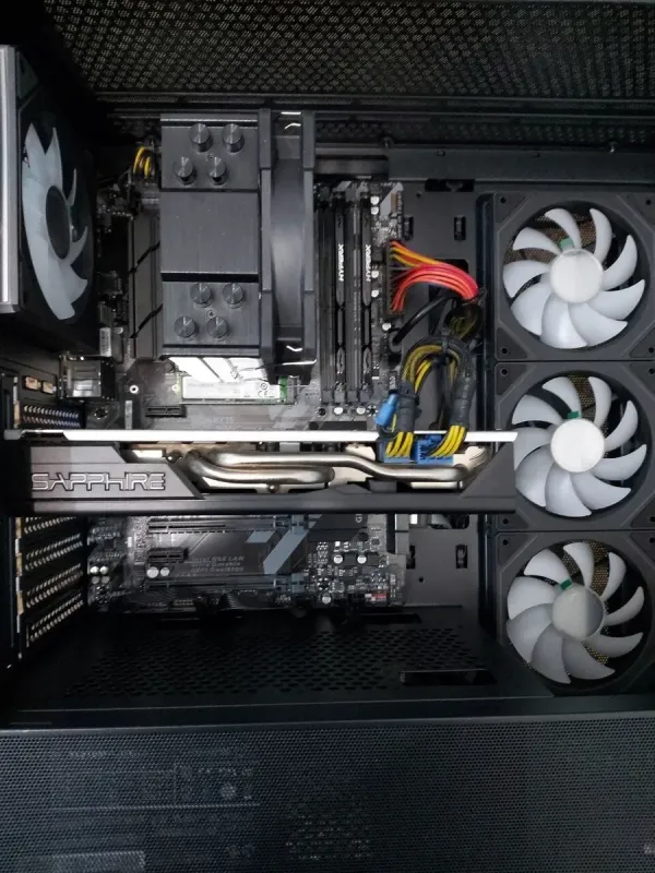 Ігровий ПК GTL Gaming Universe Black Tower / Intel Core i5-9400T (6 ядер по 1,8 - 3,4 ГГц) / 16 ГБ DDR4 / 256 ГБ SSD M.2 + 512 ГБ SSD + 500 ГБ HDD / AMD Radeon RX 590, 8 ГБ GDDR5, 256-біт / 500 Вт б/в - зображення 5