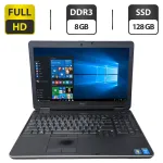 Ноутбук Dell Latitude E6540 / 15.6" (1920x1080) TN / Intel Core i5-4300M (2 (4) ядра по 2.6 - 3.3 GHz) / 8 GB DDR3 / 128 GB SSD / Intel HD Graphics 4600 / WebCam / DVD-ROM б/в