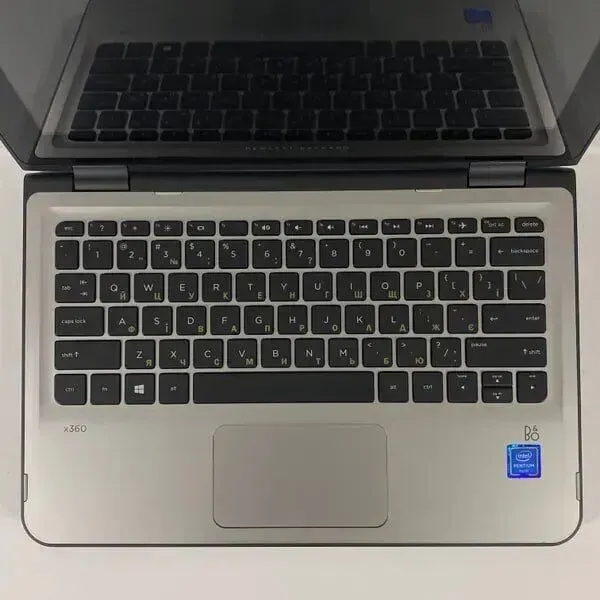 Нетбук-трансформер HP 310 g2 x360 / 11.6" (1366x768) IPS Touch / Intel Pentium N3710 (4 ядра по 1.6 - 2.56 GHz) / 8 GB DDR3 / 256 GB SSD / Intel HD Graphics / WebCam / HDMI б/в - зображення 3