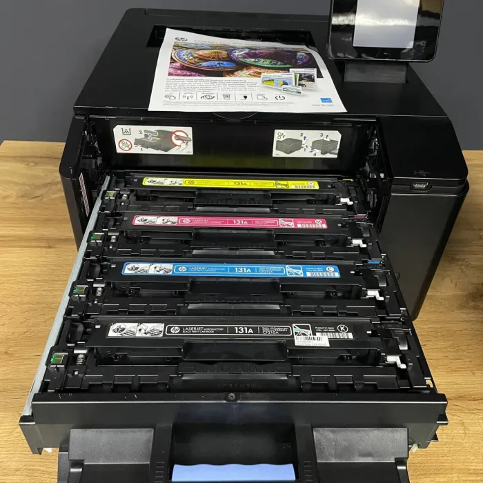 Принтер HP Color LaserJet Pro 200 M251nw / Лазерний кольоровий друк / 600x600 dpi / A4 / 14 стор/хв / USB 2.0, Ethernet, Wi-Fi б/в - зображення 5
