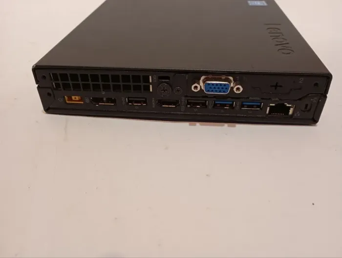 Неттоп Lenovo ThinkCentre M70q USFF / Intel Celeron G4900T (2 ядра по 2.9 GHz) / 4 GB DDR4 / 128 GB SSD / Intel UHD Graphics 610 б/в - зображення 4