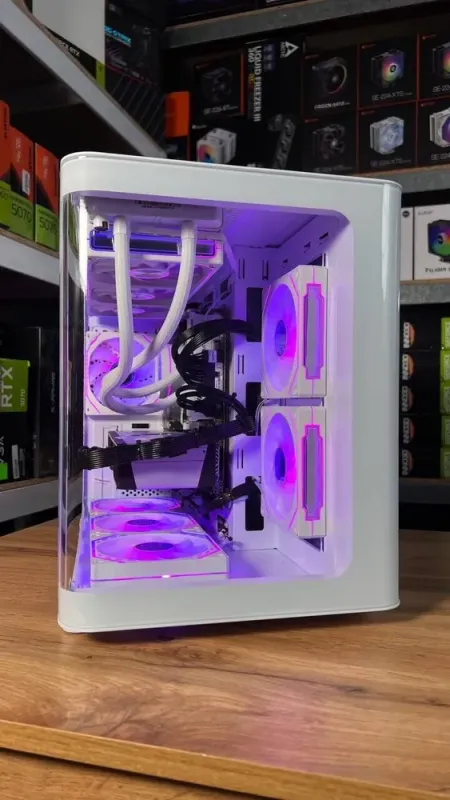 Збірка під замовлення: ігровий ПК AeroCool P300C-G-WT-v1 Tower / AMD Ryzen 5 7500F (6 (12) ядер по 3.7 - 5.0 GHz) / 32 GB DDR5 / 1000 GB SSD M.2 / AMD Radeon RX 6800 XT, 16 GB GDDR6, 256-bit / 750W б/в - зображення 4