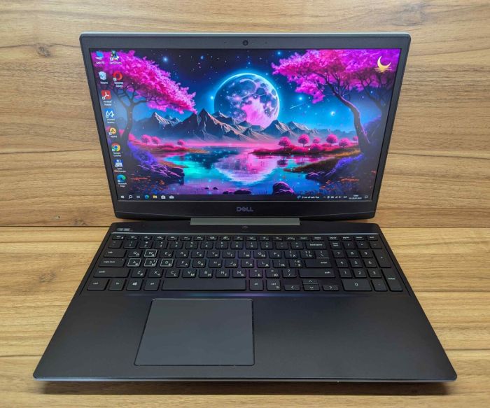 Ігровий ноутбук Dell G5 5505 / 15.6" (1920x1080) IPS / AMD Ryzen 7 4800H (8 (16) ядер по 2.9 - 4.2 GHz) / 16 GB DDR4 / 512 GB SSD / AMD Radeon RX 5600M, 6 GB GDDR6, 192-bit / HDMI / WebCam / Windows 10 б/в - зображення 2