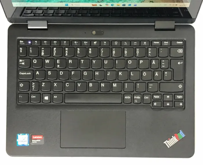 Нетбук-трансформер Lenovo ThinkPad Yoga 11e G6 / 11.6" (1366x768) IPS Touch / Intel Core M3-8100Y (2 (4) ядра по 1.1 - 3.4 GHz) / 8 GB DDR3 / 256 GB SSD / Intel UHD Graphics 615 / WebCam / Win 11 Pro б/в - изображение 9