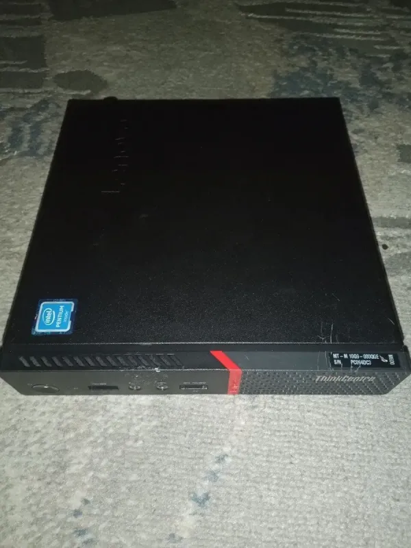 Неттоп Б-клас Lenovo ThinkCentre M600 USFF / Intel Pentium N3700 (4 ядра по 1.6 - 2.4 GHz) / 4 GB DDR3 / 64 GB SSD / Intel HD Graphics б/в - изображение 2