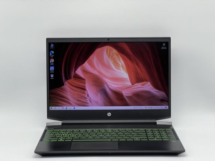 Ігровий ноутбук Б-класу HP Pavilion Gaming 15-EC0013DX / 15,6" (1920x1080) IPS / AMD Ryzen 5 3550H (4 (8) ядер по 2,1 - 3,7 ГГц) / 16 ГБ DDR4 / 480 ГБ SSD / nVidia GeForce GTX 1050, 3 ГБ GDDR5, 96-біт / Веб-камера б/в - зображення 2