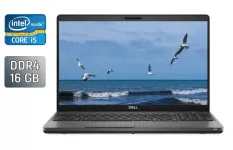 Ультрабук Dell Latitude 5500 / 15.6" (1920x1080) IPS / Intel Core i5-8365U (4 (8) ядра по 1.6 - 4.1 GHz) / 16 GB DDR4 / 256 GB SSD / Intel UHD Graphics / WebCam / HDMI б/в