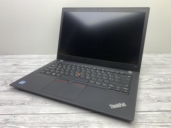Ультрабук Lenovo ThinkPad T480s / 14" (1920x1080) IPS / Intel Core i5-7300U (2 (4) ядра по 2.6 - 3.5 GHz) / 8 GB DDR4 / 240 GB SSD / Intel UHD Graphics 620 / WebCam б/в - зображення 3