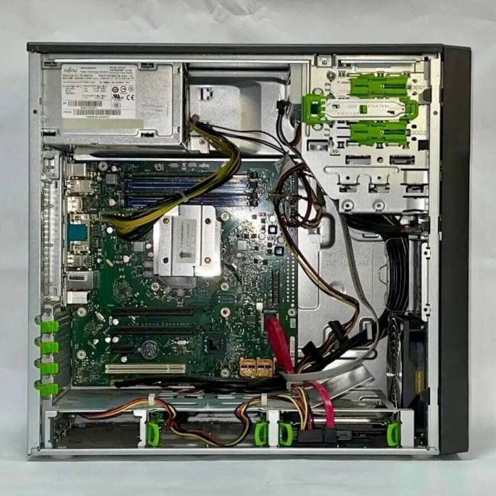 Комп'ютер Fujitsu Celsius W410 Tower / Intel Core i5-2400 (4 ядра по 3,1 - 3,4 ГГц) / 16 ГБ DDR3 / 120 ГБ SSD + 500 ГБ HDD / Intel HD Graphics 2000 / DVD-ROM б/в - изображение 5