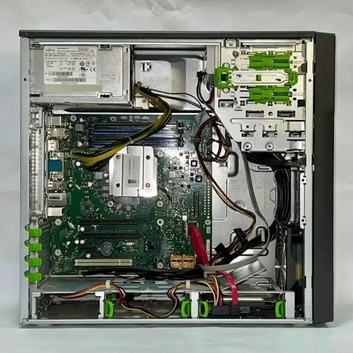 Комп'ютер Fujitsu Celsius W410 Tower / Intel Core i5-2400 (4 ядра по 3,1 - 3,4 ГГц) / 16 ГБ DDR3 / 120 ГБ SSD + 500 ГБ HDD / Intel HD Graphics 2000 / DVD-ROM б/в - зображення 5