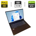 Ігровий ноутбук Clevo PC70DF1 / 17,3" (1920x1080) IPS / Intel Core i7-10870H (8 (16) ядер по 2,2 - 5,0 ГГц) / 32 ГБ DDR4 / 512 ГБ SSD / nVidia GeForce RTX 2070, 8 ГБ GDDR6, 256-біт / Веб-камера б/в