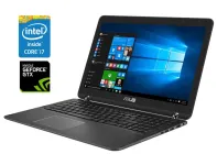 Ноутбук-трансформер Б-клас Asus Q534U / 15.6" (3840x2160) IPS / Intel Core i7-7500U (2 (4) ядра по 2.7 - 3.5 GHz) / 16 GB DDR4 / 512 GB SSD M.2 / nVidia GeForce GTX 950M, 2 GB GDDR5, 128-bit / WebCam / Win 10 б/в