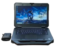 Захищений ноутбук Dell Latitude 5414 Rugged / 14" (1366x768) TN / Intel Core i5-6300U (2 (4) ядра по 2.4 - 3.0 GHz) / 8 GB DDR4 / 256 GB SSD / Intel HD Graphics 520 / WebCam б/в