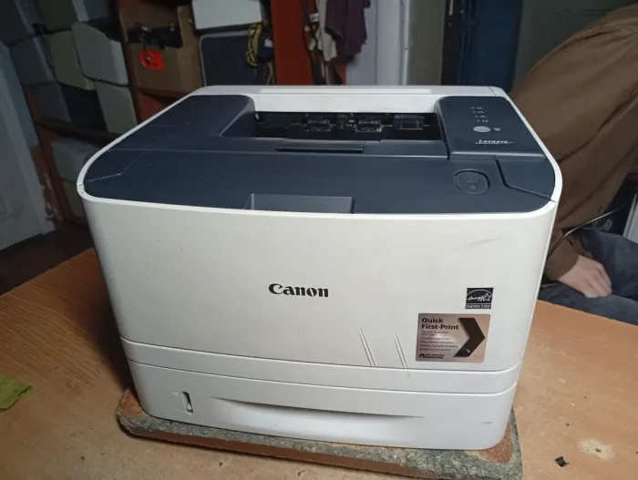 Принтер Б-клас Canon i-SENSYS LBP6310dn / Лазерний монохромний друк / 600x600 dpi / A4 / 33 стор/хв / USB 2.0, Ethernet / Дуплекс б/в - зображення 2