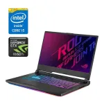 Ігровий ноутбук Asus ROG Strix GL531GU / 15.6" (1920x1080) IPS / Intel Core i5-9300H (4 (8) ядра по 2.4 - 4.1 GHz) / 16 GB DDR4 / 480 GB SSD / nVidia GeForce GTX 1660 Ti, 6 GB GDDR6, 192-bit / WebCam б/в