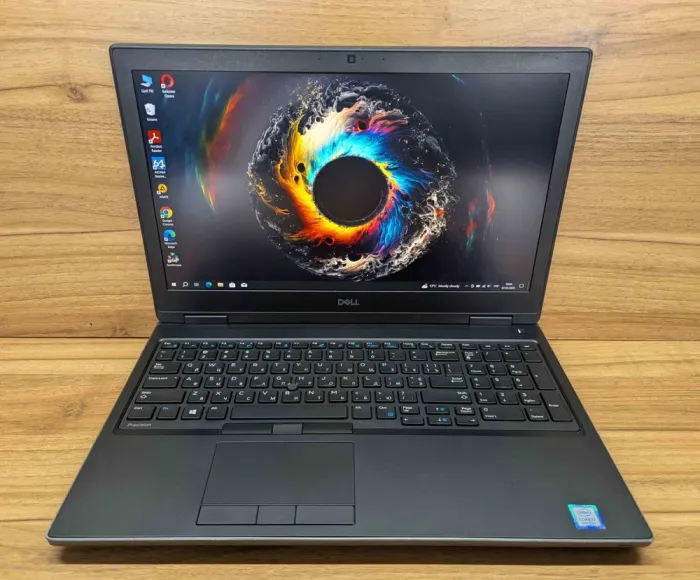 Мобільна робоча станція Dell Precision 7530 / 15.6" (1920x1080) IPS / Intel Core i5-8300H (4 (8) ядра по 2.3 - 4.0 GHz) / 32 GB DDR4 / 512 GB SSD / nVidia Quadro P2000, 4 GB GDDR5, 128-bit / WebCam / Windows 10 б/в - зображення 2