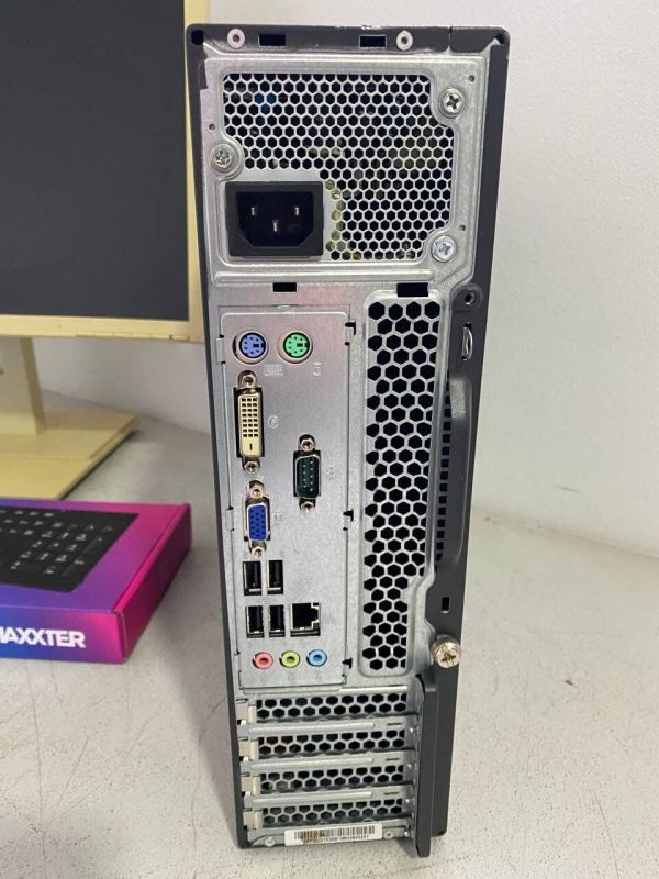 Комплект ПК: комп'ютер Lenovo ThinkCentre M72e SFF / Intel Core i5-3470 (4 ядра по 3,2 -3,6 ГГц) / 8 ГБ DDR3 / 250 ГБ HDD / Intel HD Graphics 2500 / DVD-ROM + Монітор Б-клас Acer B246HL / 24" (1920x1080) TN б/в - изображение 4