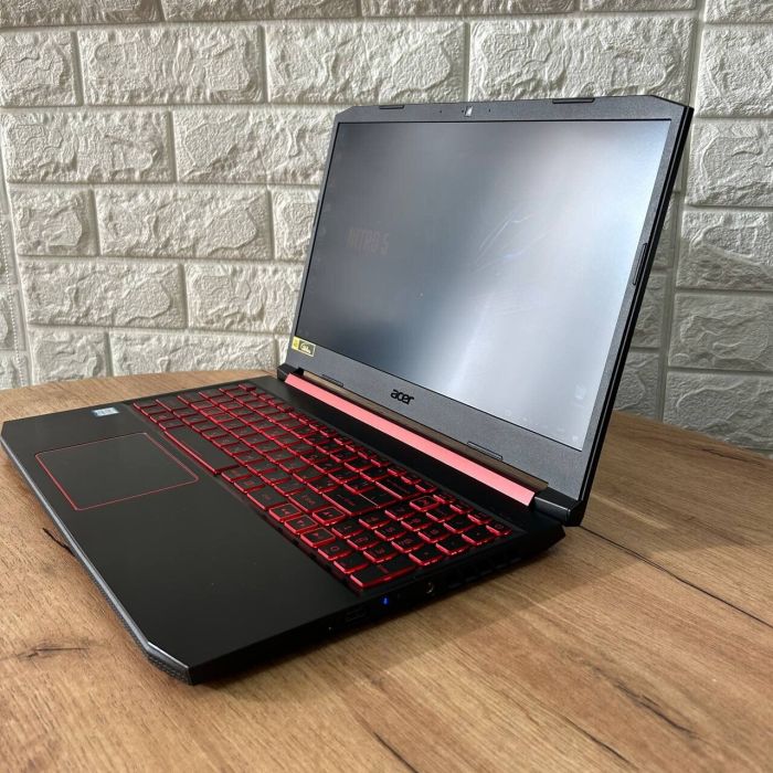 Ігровий ноутбук Б-клас Acer Nitro 5 AN515-54 / 15.6" (1920x1080) IPS / Intel Core i5-9300H (4 (8) ядра по 2.4 - 4.1 GHz) / 16 GB DDR4 / 512 GB SSD / nVidia GeForce RTX 2060, 6 GB GDDR6, 192-bit / WebCam б/в - зображення 5