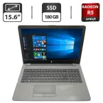 Ноутбук HP 250 G6 / 15.6" (1366x768) TN / Intel Core i3-7020U (2 (4) ядра по 2.3 GHz) / 8 GB DDR4 / 180 GB SSD / AMD Radeon R5 M330, 2 GB GDDR3, 64-bit / WebCam б/в