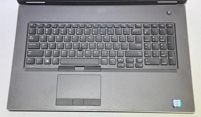 Мобільна робоча станція Dell Precision 7740 / 17,3" (1920x1080) IPS / Intel Core i7-9750H (6 (12) ядер по 2,6 - 4,5 ГГц) / 32 ГБ DDR4 / 256 ГБ SSD + 256 ГБ SSD / nVidia Quadro RTX 4000, 8 ГБ GDDR6, 256-біт / HDMI / WebCam б/в - зображення 3