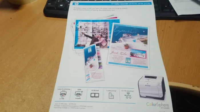 Принтер HP Color LaserJet CP2025dn / Лазерний кольоровий друк / 600x600 dpi / A4 / 21 стор/хв / Ethernet, USB 2.0 / Дуплекс б/в - зображення 5