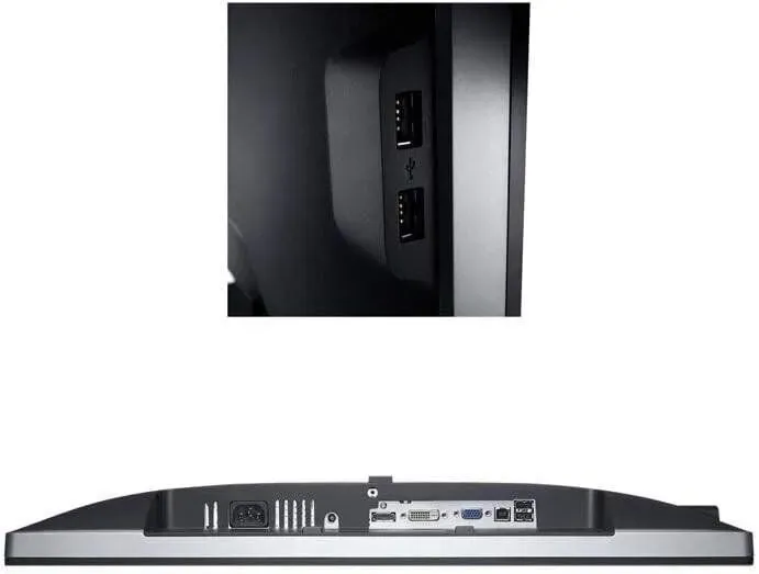 Монітор Широкоформатний Dell UltraSharp U2412Mb / 24" (1920x1200) IPS / 1x DP, 1x DVI, 1x VGA, 5x USB 2.0 / VESA 100x100 / Pivot б/в - зображення 4