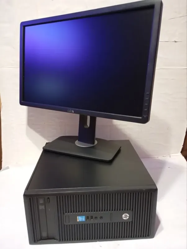 Комплект ПК Б-клас: HP 280 G1 Tower / Intel Core i5-4590 (4 ядра по 3.3 3 3.7 GHz) / 8 GB DDR3 / 500 GB HDD / Intel HD Graphics 4600 / DVD-RW + Монітор Dell UltraSharp U2312HMt / 23" (1920x1080) IPS / VESA 100x100 б/в - зображення 2