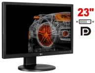 Монітор LG 23MB35PY-B / 23" (1920x1080) IPS / 1x DP, 1x DVI, 1x VGA, 3x USB 2.0, 1x Audio / 2x 1W / VESA 75x75 б/в