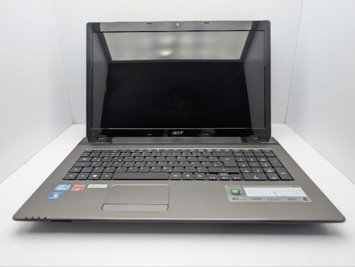 Ноутбук Acer Aspire 7750G / 17.3" (1600x900) TN / Intel Core i5-2450M (2 (4) ядра по 2.5 - 3.1 GHz) / 8 GB DDR3 / 120 GB SSD + 500 GB HDD / AMD Radeon HD 7670M, 1 GB GDDR3, 128-bit / WebCam / DVD-ROM б/в - зображення 3