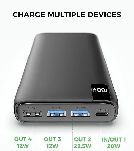 УМБ Power Bank Bilivein / 27000 mAh / 22.5W / 5V/3A б/в - зображення 6
