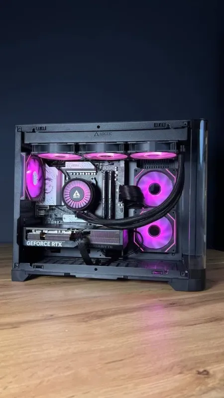 Збірка під замовлення:ігровий ПК GameMax Hype-M Black Tower / AMD Ryzen 7 7800X3D (8 (16) ядер по 4.2 - 5.0 GHz) / 32 GB DDR5 / 1000 GB SSD M.2 / nVidia GeForce RTX 5070, 12 GB GDDR7, 192-bit / 850W - зображення 4