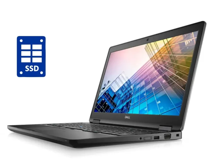 Ультрабук Б-класс Dell Latitude 5490 / 14"  IPS / Intel Core i3-7130U (2(4) ядра по 2.7GHz) / 4GB DDR4 / 128GB SSD / UHD Graphics 620 / WebCam / Win 10 б/в - зображення 1