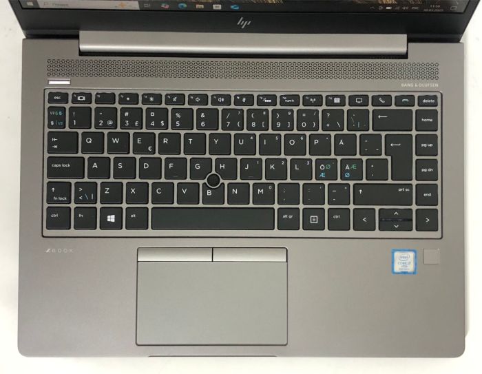 Ультрабук HP ZBook 14u G5 / 14" (1920x1080) IPS / Intel Core i7-8650U (4 (8) ядра по 1.9 - 4.2 GHz) / 16 GB DDR4 / 512 GB SSD NVMe / AMD Radeon Pro WX 3100, 2 GB GDDR5, 128-bit / WebCam / Win 10 Pro б/в - зображення 8