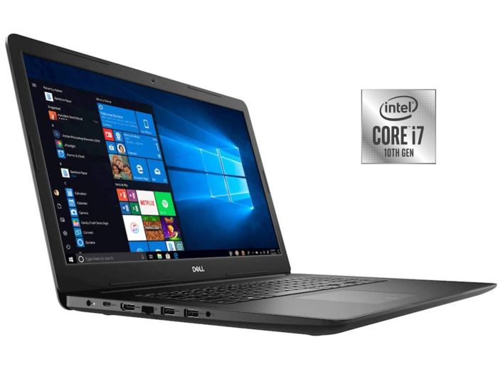 Ноутбук Dell Inspiron 3793 / 17.3" (1920x1080) TN / Intel Core i7-1065G7 (4 (8) ядра по 1.3 - 3.9 GHz) / 16 GB DDR4 / 512 GB SSD NVMe / nVidia GeForce MX230, 2 GB GDDR5, 64-bit / WebCam б/в - зображення 1