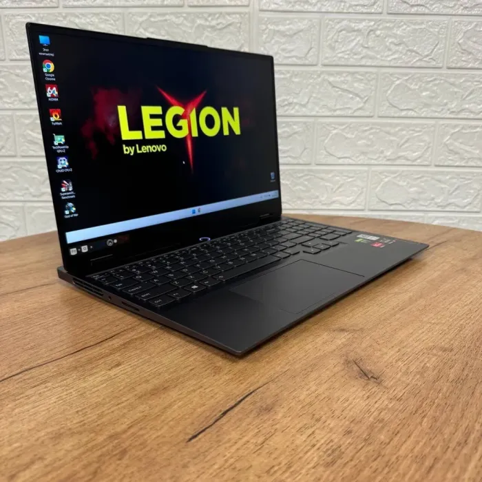 Игровой ноутбук Б-клас Lenovo Legion S7 15ACH6 / 15.6" (1920x1080) IPS / AMD Ryzen 7 5800H (8 (16) ядер по 3.2 - 4.4 GHz) / 16 GB DDR4 / 512 GB SSD / nVidia GeForce RTX 3060, 6 GB GDDR6, 192-bit / WebCam б/в - зображення 4