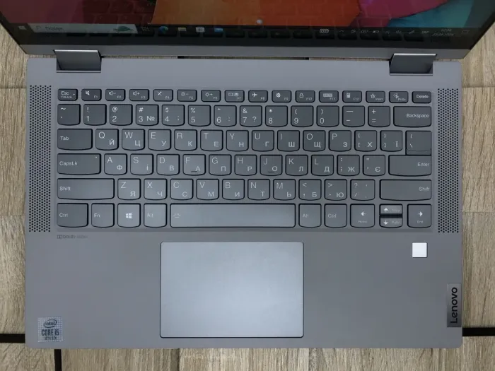 Ноутбук-трансформер Б-класс Lenovo IdeaPad Flex 5 14IIL05 / 14" (1920x1080) IPS Touch / Intel Core i5-1035G1 (4 (8) ядра по 1.0 - 3.6 GHz) / 16 GB DDR4 / 256 GB SSD M.2 / Intel UHD Graphics / WebCam / HDMI б/в - зображення 4