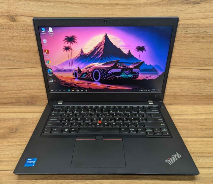 Ультрабук Lenovo ThinkPad L14 / 14" (1920x1080) IPS / Intel Core i5-1135G7 (4 (8) ядра по 2.4 - 4.2 GHz) / 16 GB DDR4 / 500 GB SSD / Intel Iris Xe Graphics / WebCam / Windows 10 б/в - изображение 2
