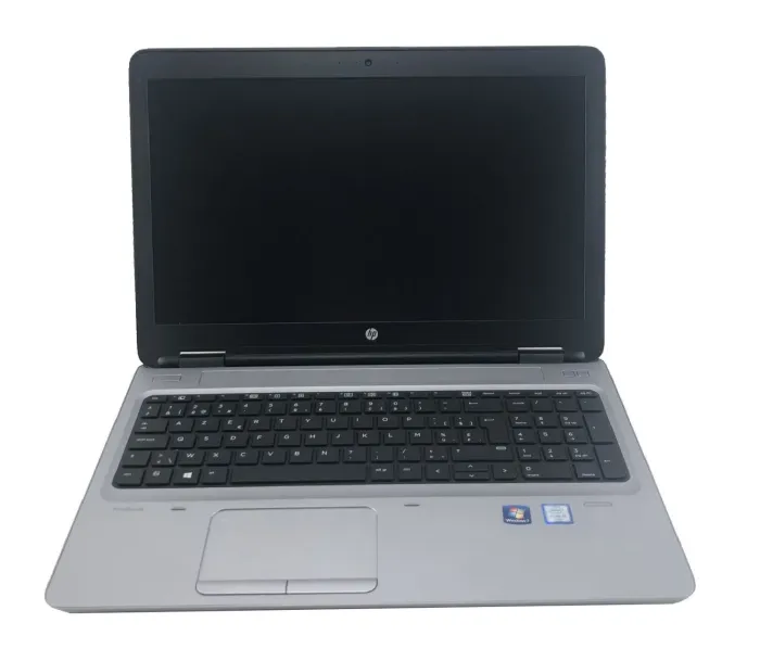 Ноутбук HP ProBook 650 G2 / 15.6" (1366x768) TN / Intel Core i3-6100U (2 (4) ядра по 2.3 GHz) / 8 GB DDR4 / 240 GB SSD / Intel HD Graphics 520 / WebCam / DVD-ROM б/в - зображення 2