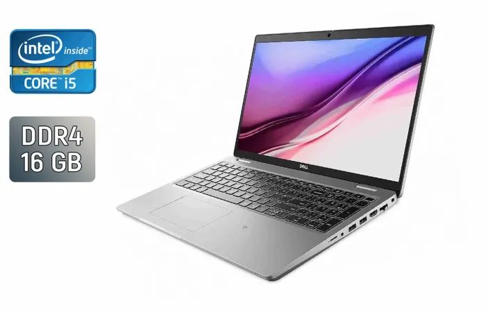 Ультрабук Б-клас Dell Latitude 5520 / 15.6" (1920x1080) IPS / Intel Core i5-1145G7 (4 (8) ядра по 2.6 - 4.4 GHz) / 16 GB DDR4 / 512 GB SSD / Intel Iris Xe Graphics / WebCam / HDMI б/в - зображення 1